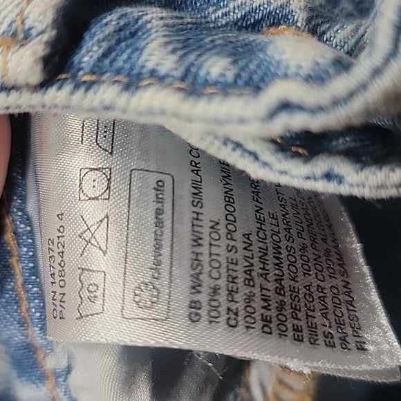 & Denim, Loose Mom Jeans, Size 0, Ultra High Waist, Ankle Length, GUC - Picture 8 of 13